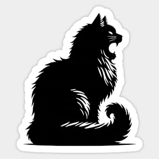 Black Cat Sticker